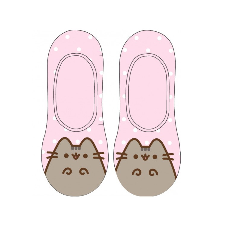 Ponožky s mačkou Pusheen - 2 motívy, 2 veľkosti růžová 35-38