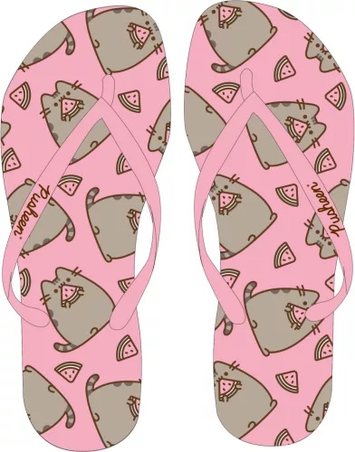 Detské žabky s mačkou Pusheen - 5 veľkostí 25/26