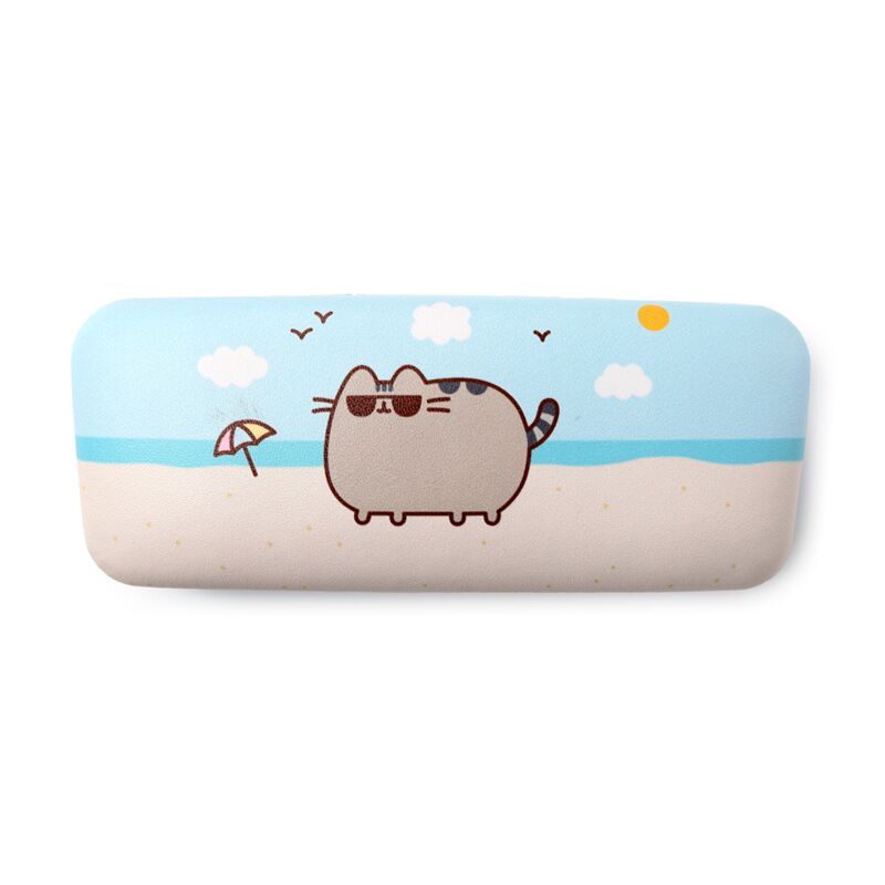Puzdro na okuliare s mačkou Pusheen - 2 varianty Pusheen na pláží