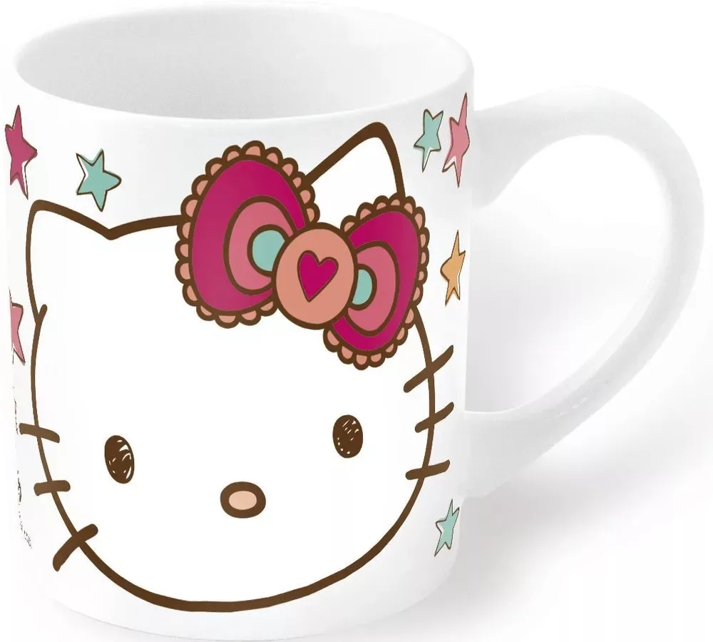 Porcelánový hrnček s mačičkou Hello Kitty