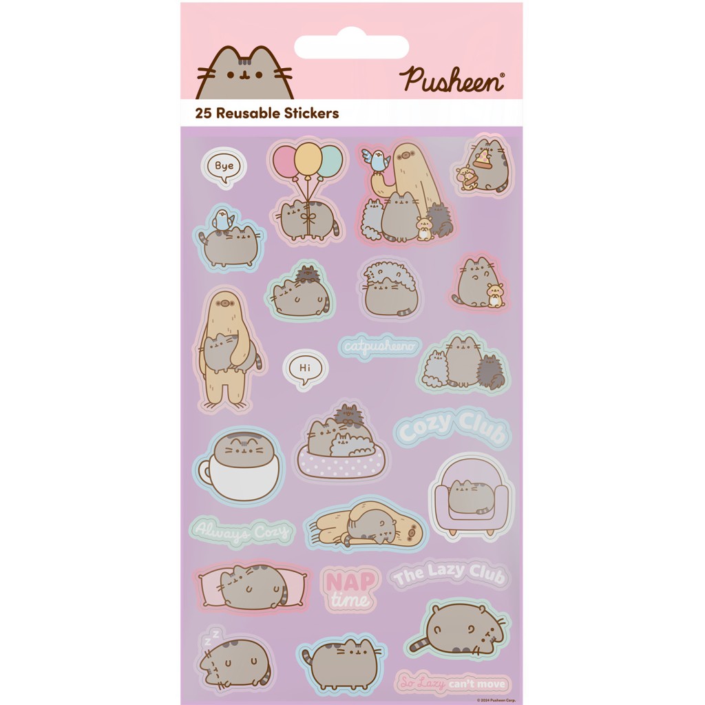 Samolepky s mačkou Pusheen