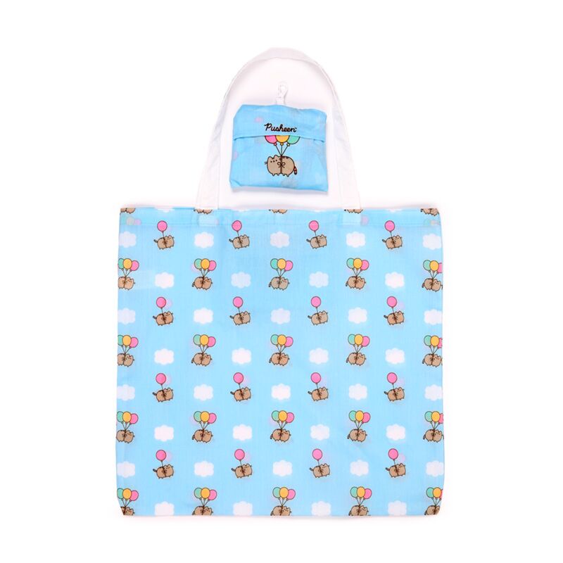 Skladacia taška s mačkou Pusheen a balóniky