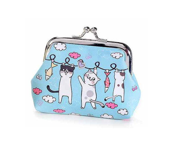 Retro peňaženka mačka na drobné III - rôzne dizajny Číslo: 1