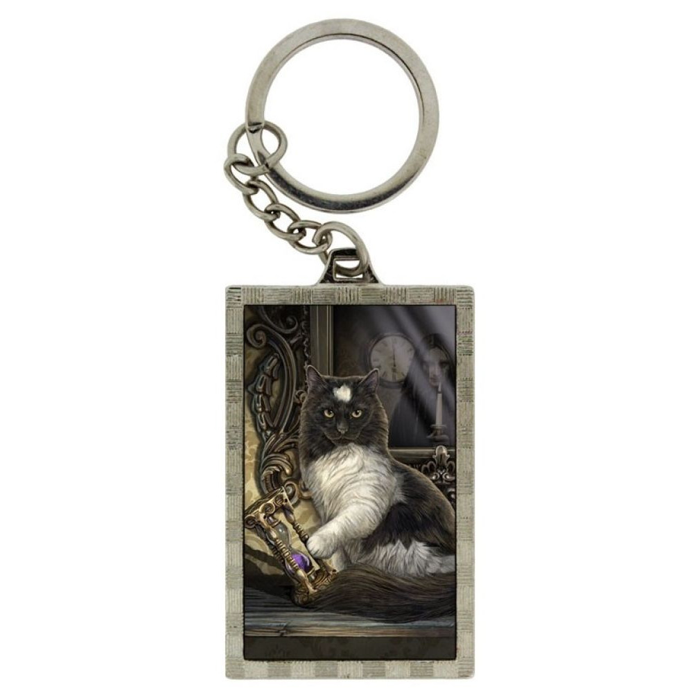 Kľúčenka s magickou mačkou - design Lisa Parker