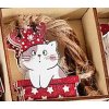 vianočná ozdoba mačka s mačkou mačacie drevená mačka mačka darček