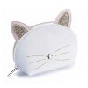 peňaženka kľúčenka portmonka mačka s mačkou mačacia s mačkami s ušami biela