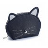 peňaženka kľúčenka portmonka mačka s mačkou mačacia s mačkami s ušami čierna