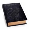 kniha krabička na šperky mačka s mačkou mačacia s mačkami čierna