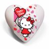 Hello Kitty srdiečko prekvapenie hračka samolepka darček 4 kópie