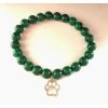 náramok minerálne minerál malachit mačka s mačkou mačacie s mačkami labka packa 5
