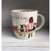 hrnček porcelán mačka s mačkou mačacie s mačkami crazy cat lady alex clark