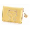 peňaženka mačka labka packa s mačkou mačacie s mačkami žltá