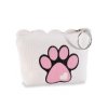 peňaženka kľúčenka mačka s mačkou mačacia s mačkami biela čená ružová labka packa srdce srdiečko biela labka packa