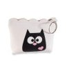 peňaženka kľúčenka mačka s mačkou mačacie s mačkami biela čená ružová labka packa srdce srdiečko biela mačka