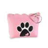 peňaženka kľúčenka mačka s mačkou mačacia s mačkami biela čená ružová labka packa srdce srdiečko ružová labka packa