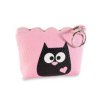 peňaženka kľúčenka mačka s mačkou mačacia s mačkami biela čená ružová labka packa srdce srdiečko ružová mačka