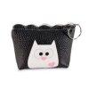 peňaženka kľúčenka mačka s mačkou mačacia s mačkami biela čená ružová labka packa srdce srdiečko čierna mačka