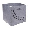 box krabice filc mačka s mačkou mačacie s mačkami labky packy úložný šedá