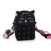 kabelka messenger bag oblička mačka s mačkou mačacia s mačkami kawaii čierna