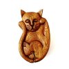 krabička puzzle mačka s mačkou mačacia drevená šperkovnica na šperky