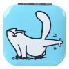 zrkadlo do kabelky mačka s mačkou mačacie simons cat modrá 1