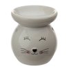 keramická aromalampa mačka s mačkou mačacou 3