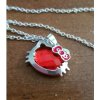 hello kitty kryštál náhrdelník prívesok 3