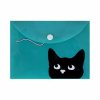 obálka plastová mačka mačacia modrá
