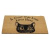 rohožka mačka s mačkou crazy cat lady kokosová