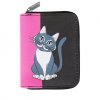 peňaženka mačka s mačkou mačacie kocúr na zips