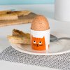 kalíšok stojanček na vajcia vajíčko mačka s mačkou mačacie s mačkami porcelán