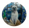 vreckové zrkadlo s mačkou mačacou do kabelky lisa parker 3