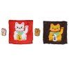 stlačený cestovný uterák mačka s mačkou mačacie maneki neko