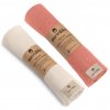 Mušelínová plena Maceshka Nature 2ks - Marsala zlatý puntík+ Ecru