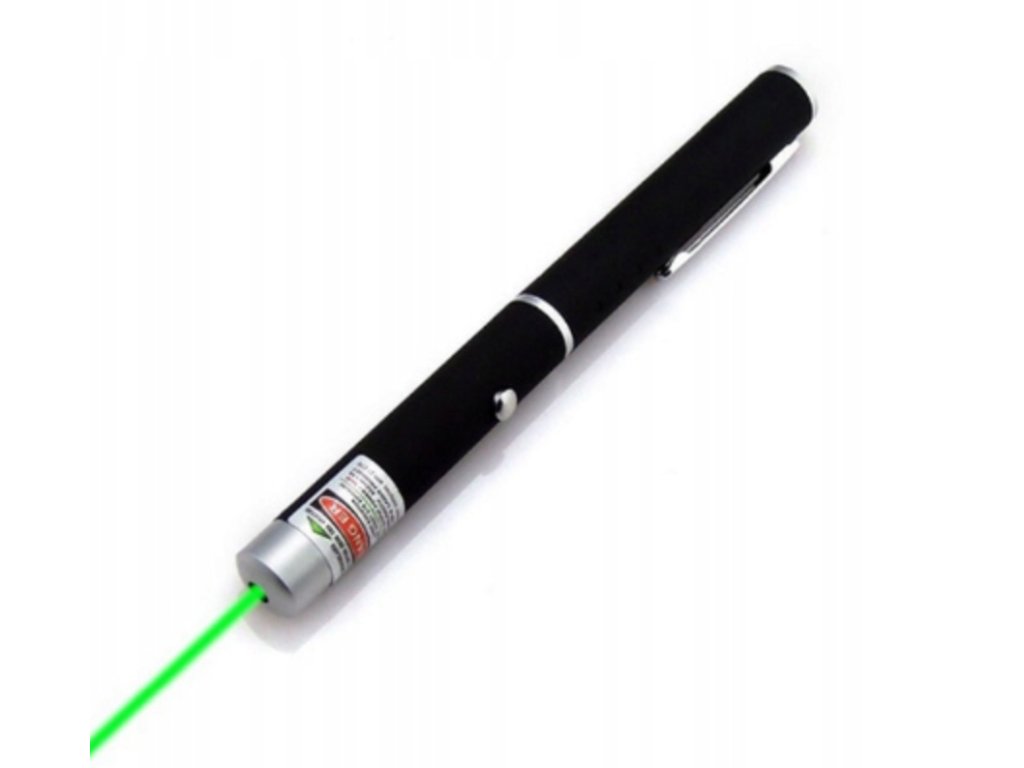 Silný Zelený Laser 5V1