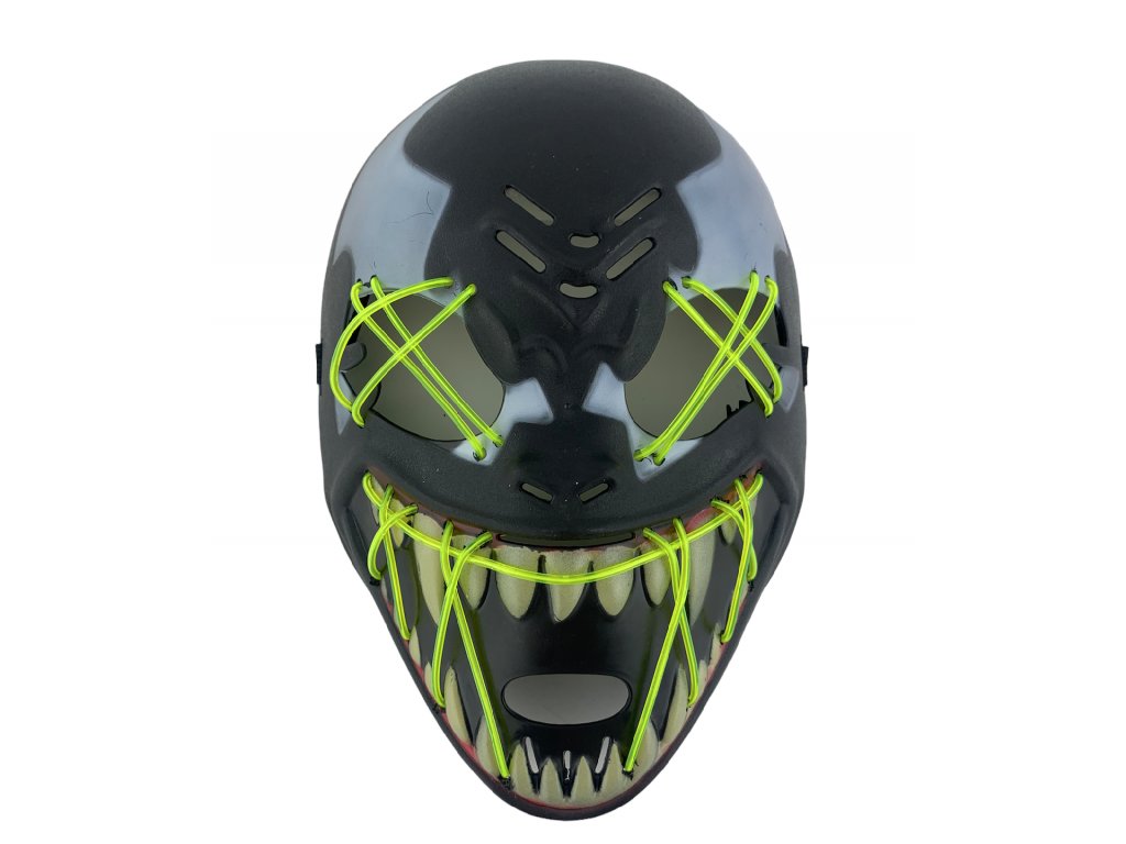 Karnevalová maska - Venom (svítící)