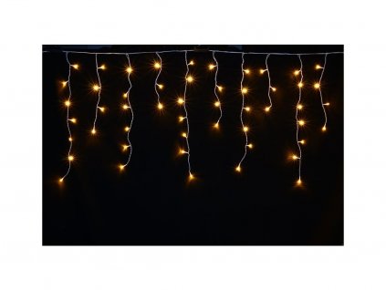 Venkovní vánoční LED závěs - teplá bílá až 630diod (Osvětlení Řetěz 20m - 630 led diod)