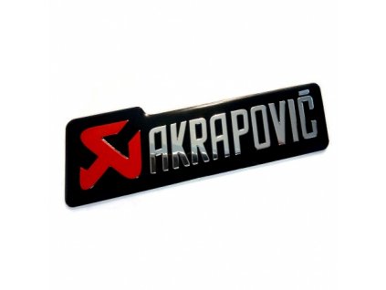 kovova samolepka 4d akrapovic aov