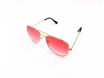 Sluneční Brýle Aviator - Červeno-růžové
