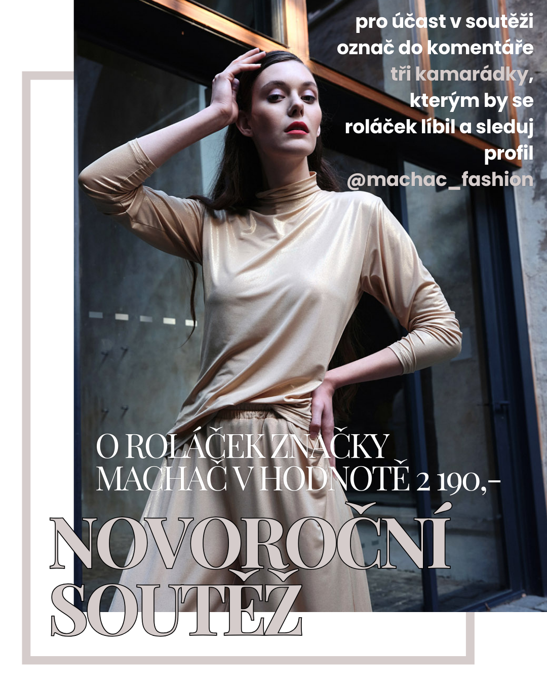 Soutěž na našem instagramu o zlatý roláček Machač v hodnotě 2 190 Kč