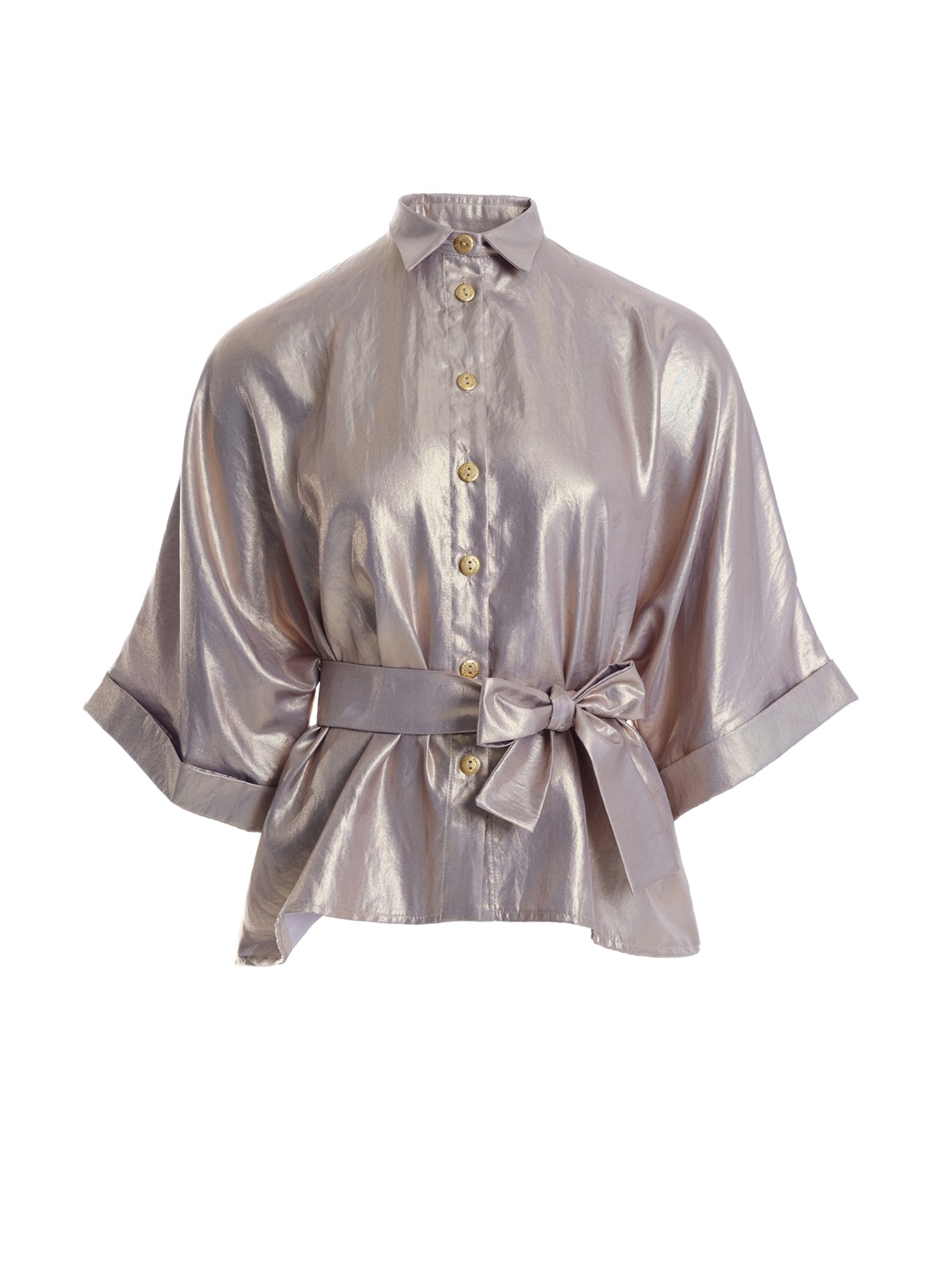 Zlatý kimonový kabátek Machač v Blesku pro ženy