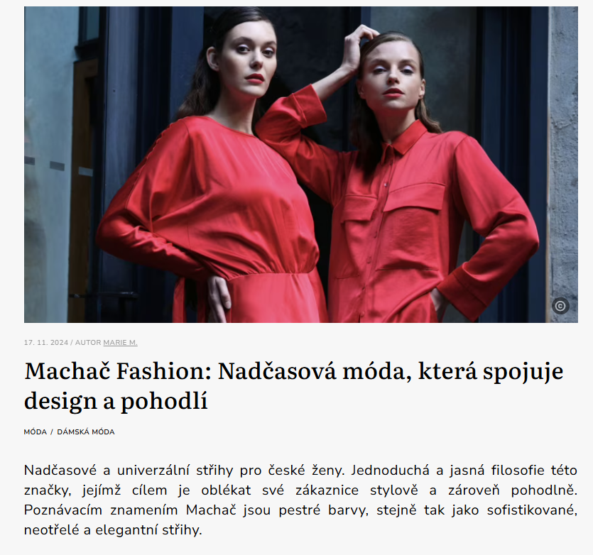 Machač na Moda.cz