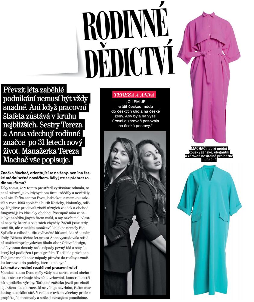 Převzít rodinné podnikání nemusí být snadné – rozhovor pro magazín Story 💬