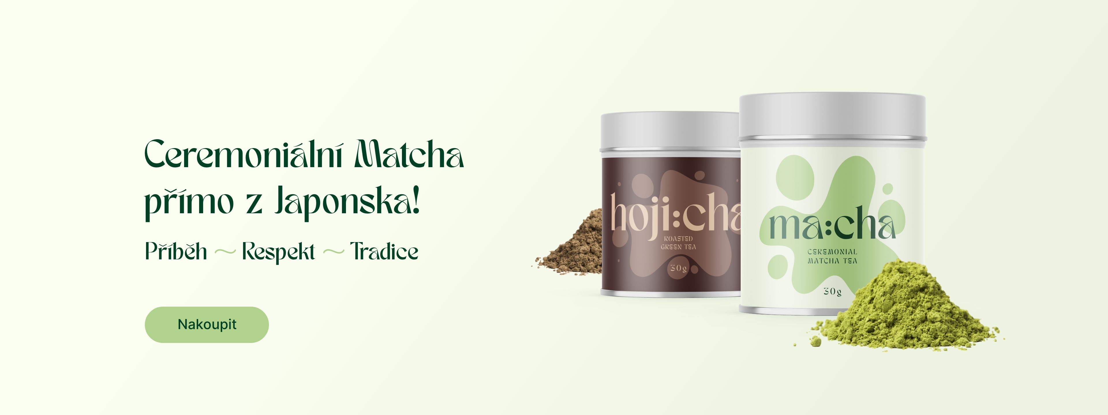 Matcha a Hojicha