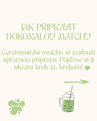 Příprava matchy krok za krokem. 🍵 Ulož si příspěvěk, ať ho příště nehledáš😌✨ #matcha #matchalover #matchatea