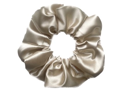 Prosecco - Saténová Scrunchie gumička