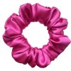 Fuchsiová  Saténová scrunchie gumička do vlasů