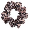 Leopard  Saténová scrunchie gumička do vlasů