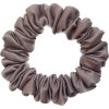 Capuccino matná  Saténová scrunchie gumička do vlasů