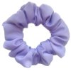 Lila matná - Saténová Scrunchie gumička